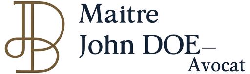 Maître John DOE– Avocat